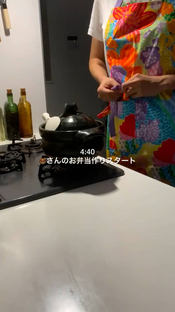 弁当作りスタート！