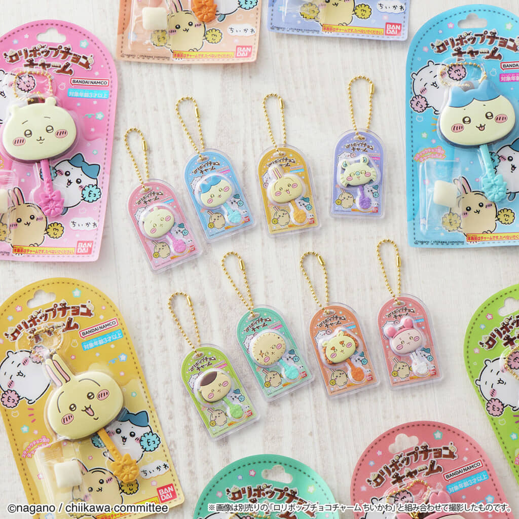 「ちいかわ ミニチュアチョコチャーム＆チョコスナック」と「ロリポップチョコチャーム　ちいかわ」