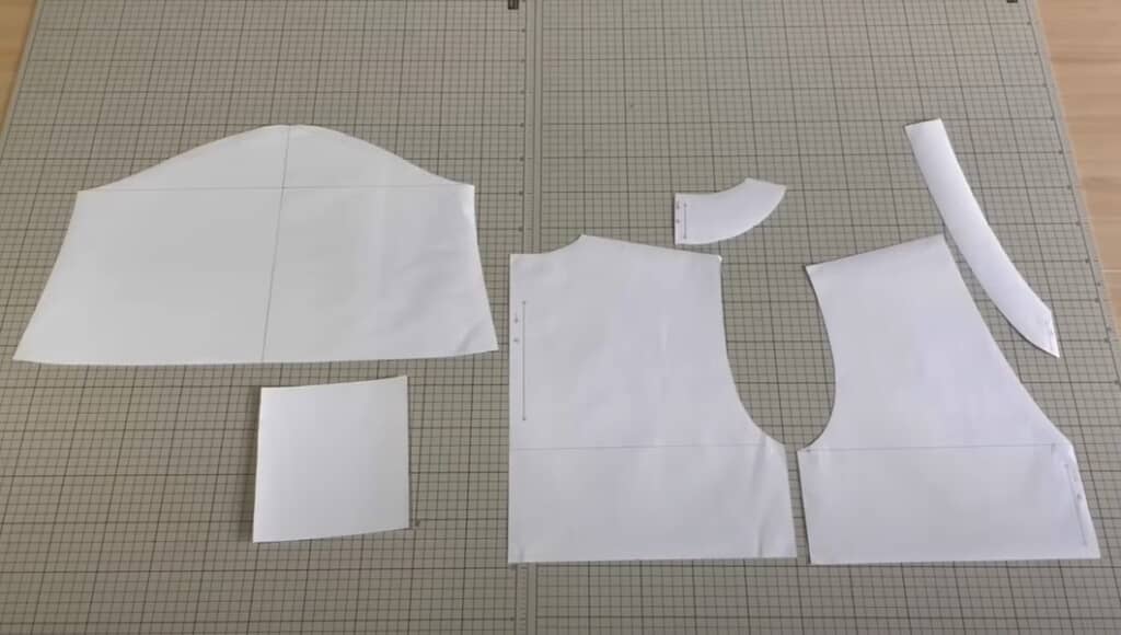 身頃のみ型紙を作ります