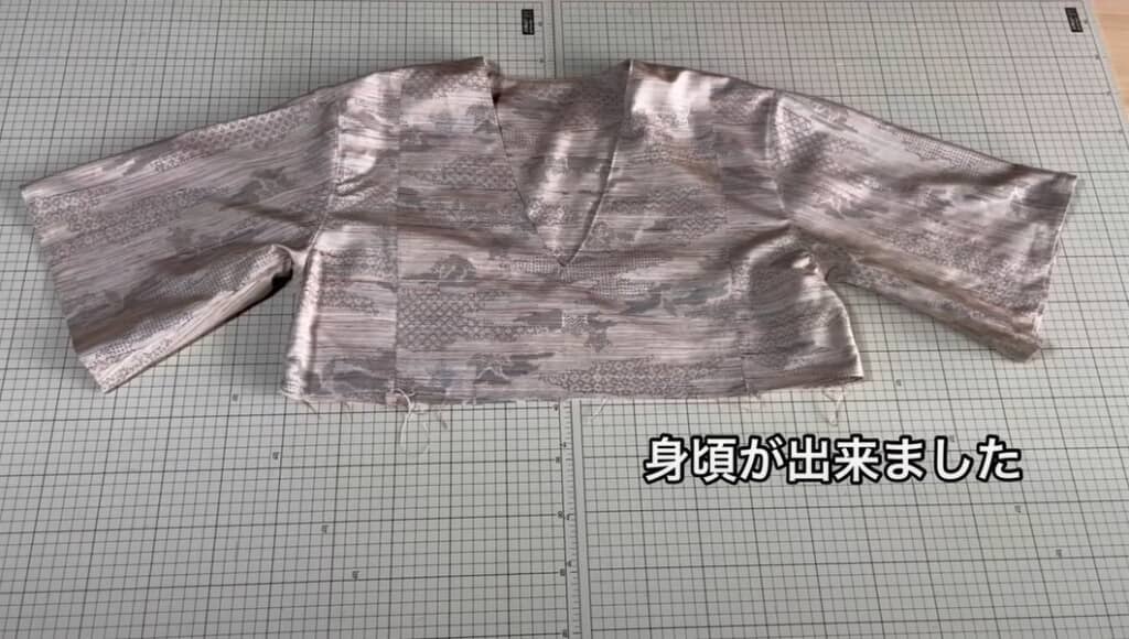 身頃が出来ました