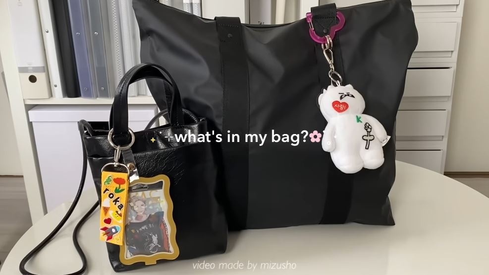 みずしょさんの1泊2日用のサブバッグ＆トートバッグ