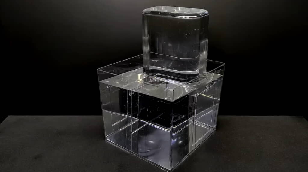 空中水槽が完成！
