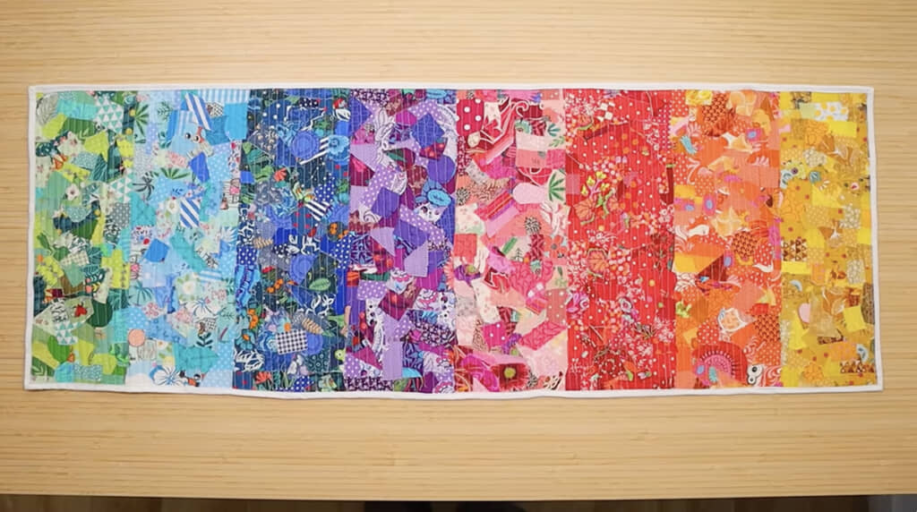 きれいなキルト作品の出来上がり