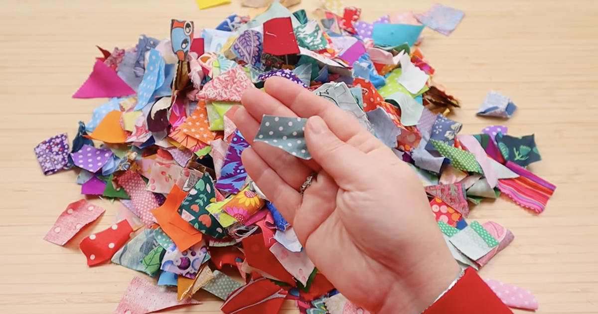 “1000枚”もある、使い道のないハギレ→ひたすら縫っていくと……？　圧巻の超大作に「最高」「これはきれい」【海外】（1/2） | ライフスタイル ねとらぼ