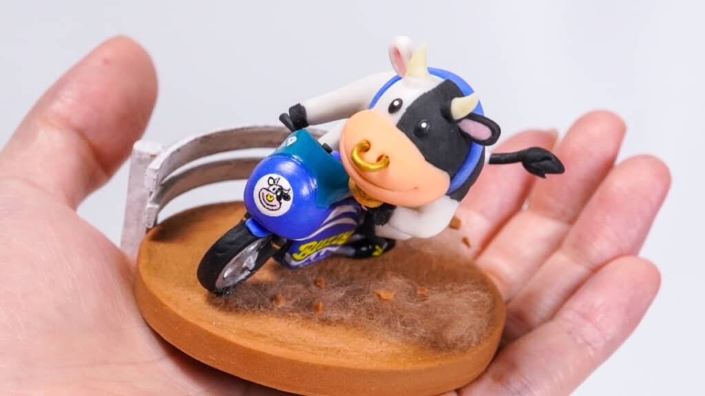 手のひらサイズのウシ