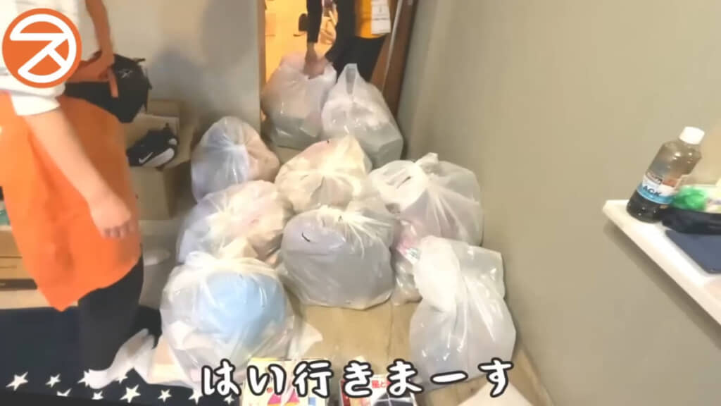 全体の9割近いモノを捨てる判断をした依頼主さんでした
