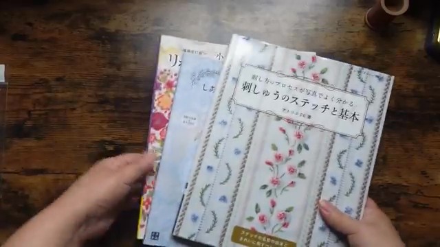 初心者向けの刺しゅうの本を購入