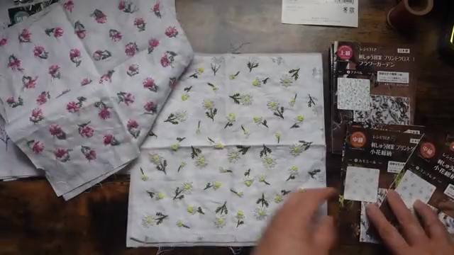 美しい花柄を刺しゅうできるようになりました