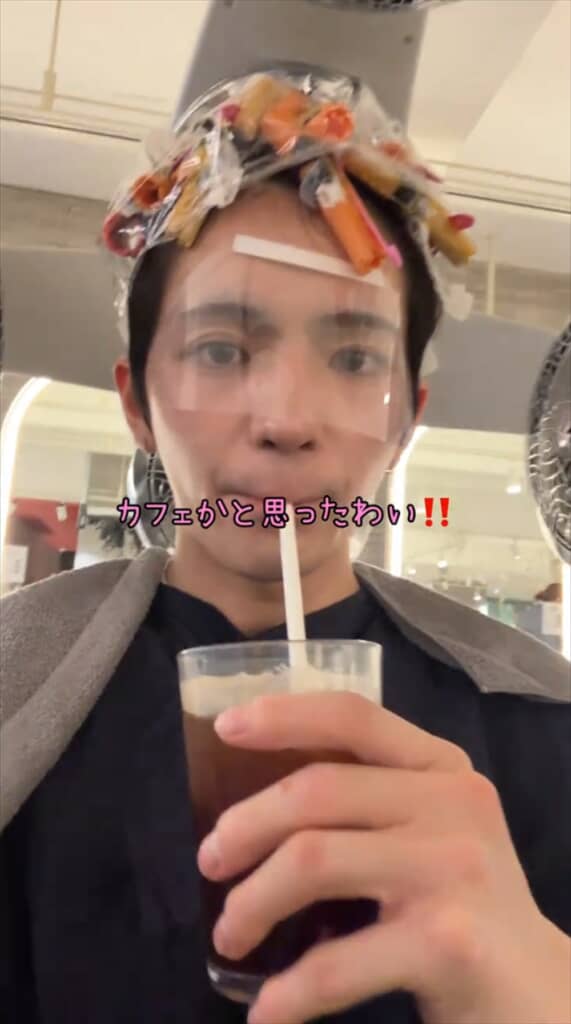 韓国に美容院でおまかせで切ってもらう動画