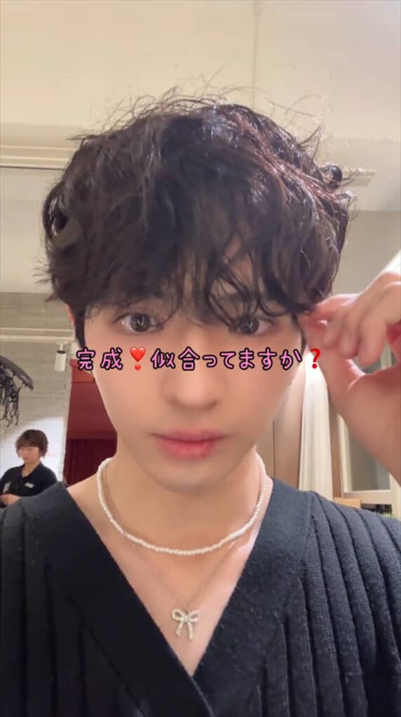 韓国に美容院でおまかせで切ってもらう動画