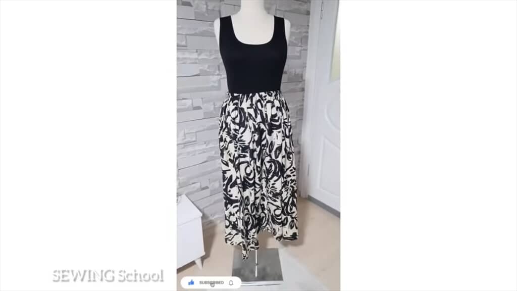 型紙不要で全サイズ対応のスカートを作る方法