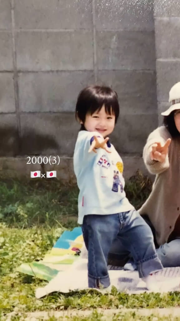 2000年3歳のころ