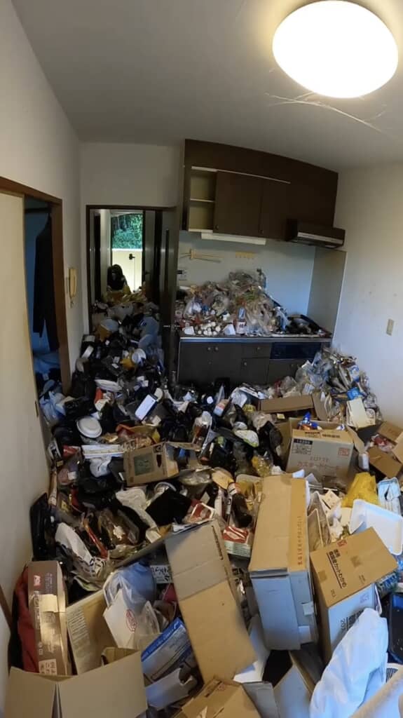 完全なごみ屋敷状態