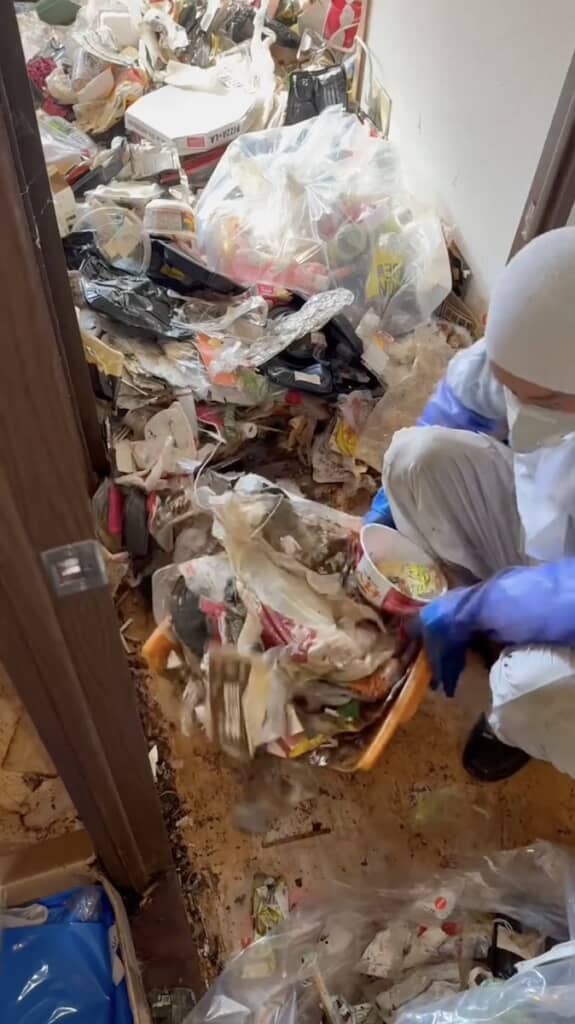 大量のごみをまとめて処分