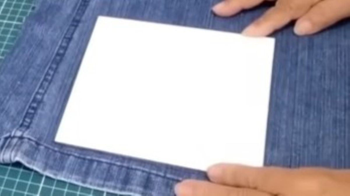 古いジーンズは捨てないで！　四角く切って縫い合わせたら……　存在感バツグンの“インテリアアイテム”に「魔法ですね」「作ってみたい」【海外】（1/2） | ライフスタイル ねとらぼ