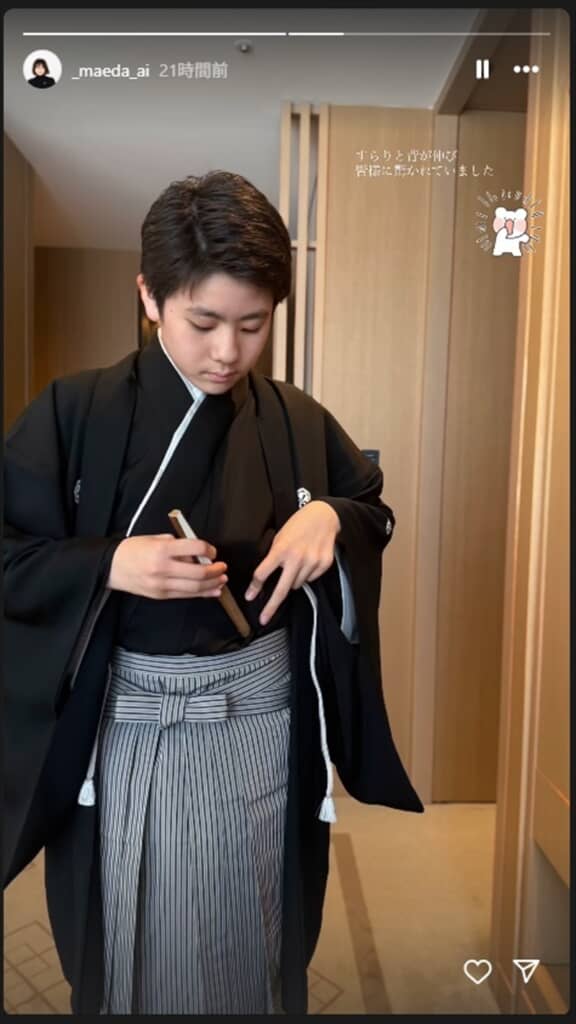 中村勘九郎と前田愛の長男・勘太郎