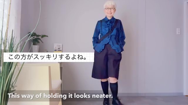 フリルブラウスと好相性
