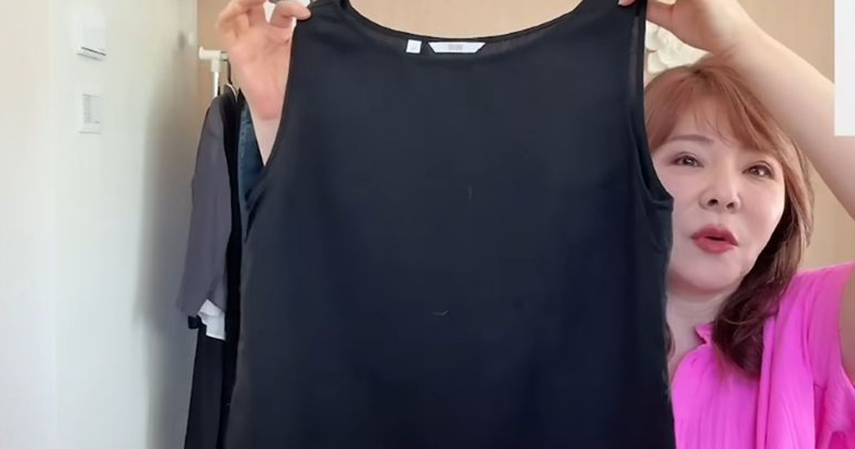 「本当にぽっちゃりの救世主」　61歳61キロ女性の“ユニクロ夏コーデ”がすごい！　厳選着痩せアイテムに「まねしま～す」（1/2） | 女性 ねとらぼ