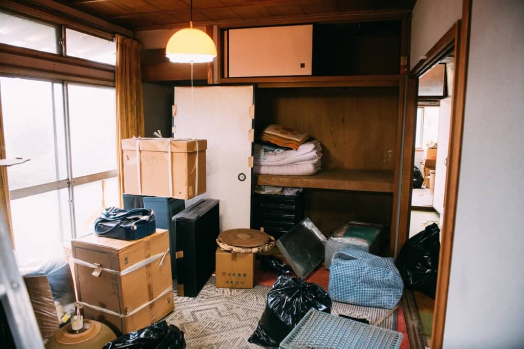 屋内にある残置物