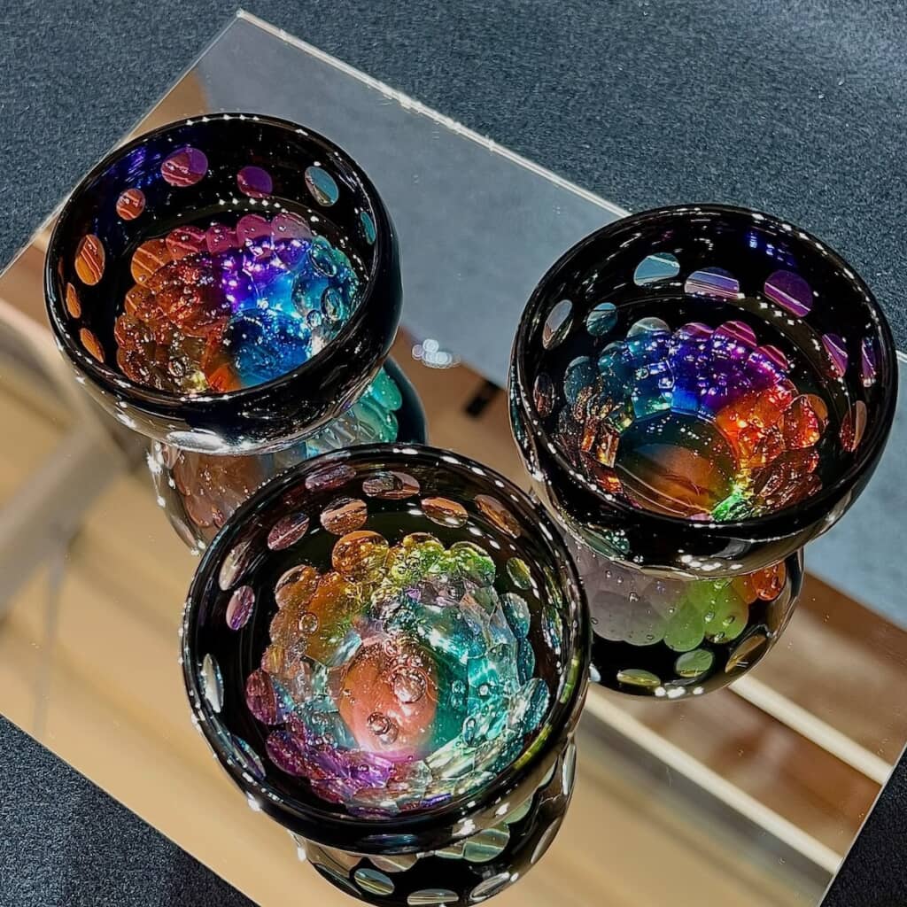 完成後のぐい呑み