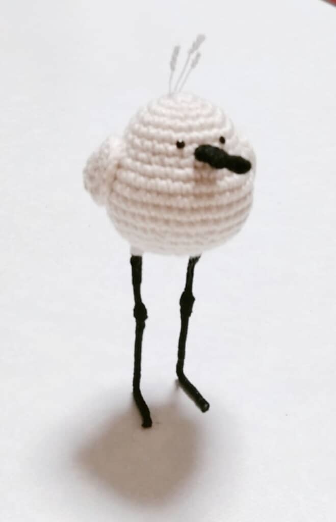 すくっと立っています