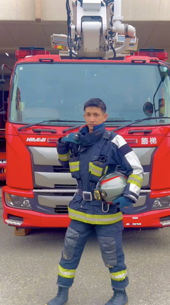 防火服かっこいい！