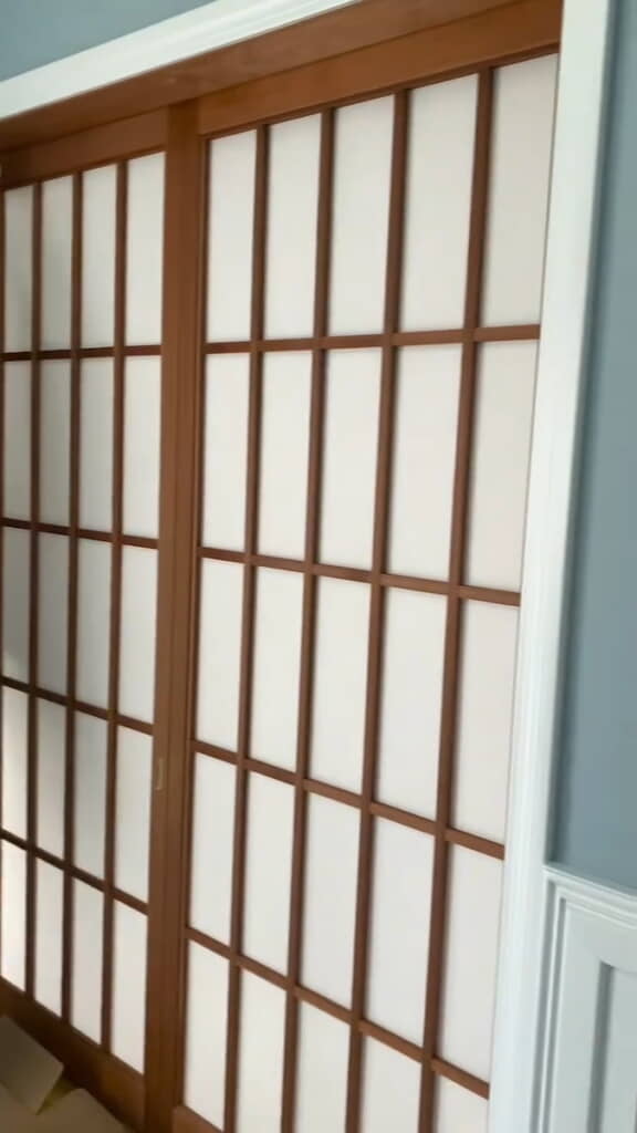 障子戸に……