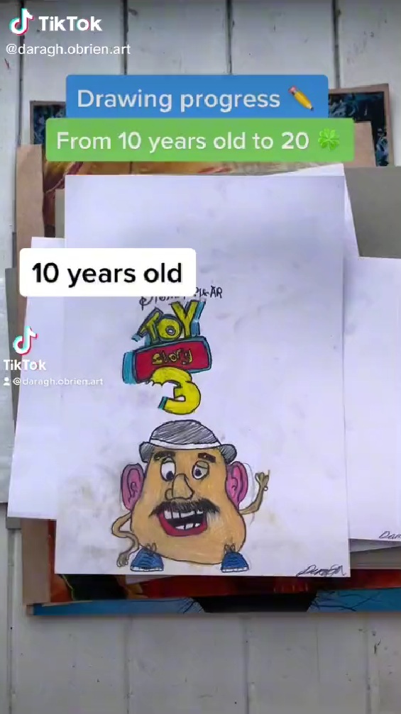 10歳の頃のイラスト