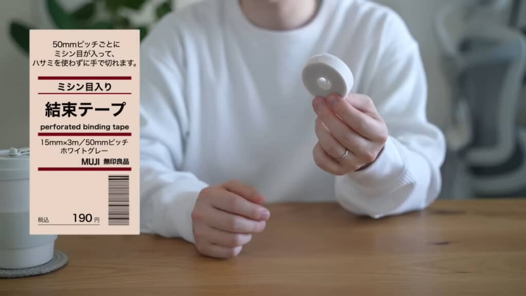 ミシン目入り結束テープ