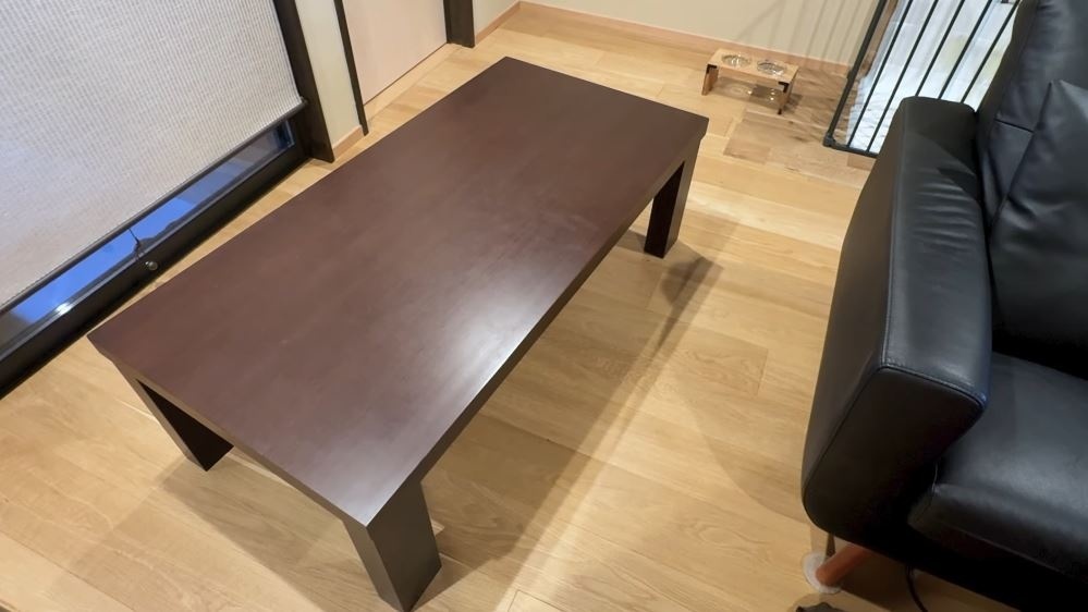 DIY前のローテーブル