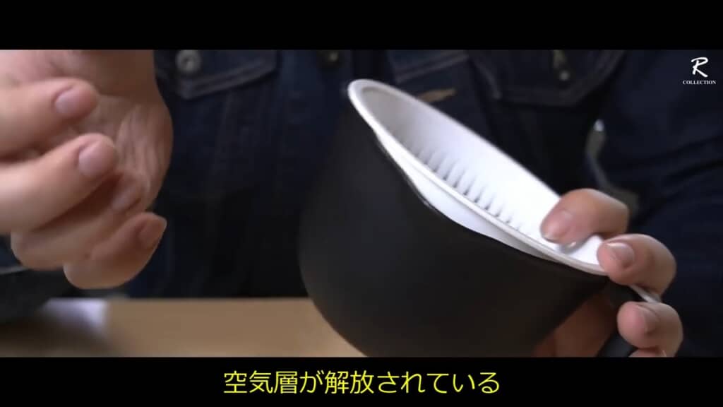 ザルとボウルの間に適度な隙間があるのも良いところ