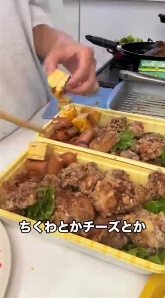 唐揚げや卵焼き