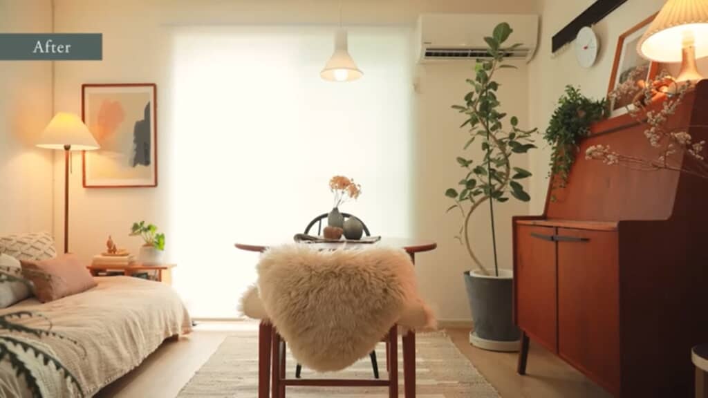 友人を呼んで過ごすダイニングスタイルのワンルーム