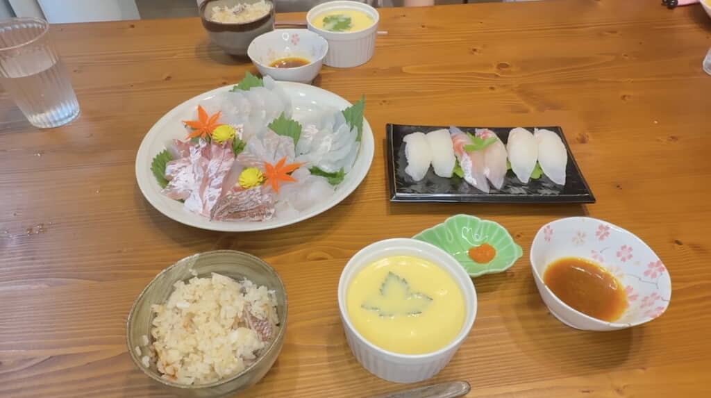 海からの恵みがあふれる食卓
