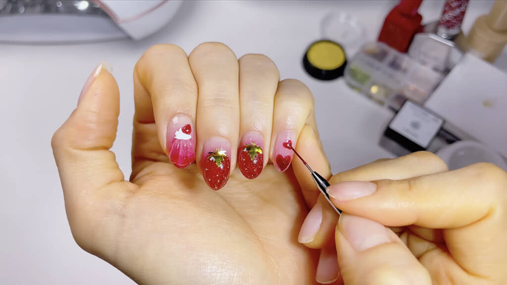 ぷっくりしたいちご＆ゼリー