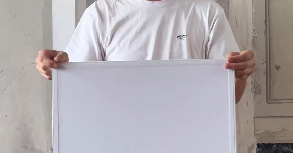 白いキャンバスを持ったアーティスト→作品をお披露目すると……「えっ？」　あなたもきっとだまされる正体が2000万再生【海外】（1/3） | 絵画 ねとらぼ