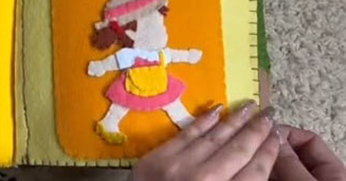 ばぁばが孫のため、フェルトで作った布絵本→開くと……「なにこれ!!」　想像を超える中身に「えっすごい」「これ手作りだなんて」（1/2） | 育児 ねとらぼ