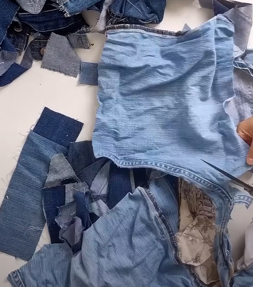 用意したのはバラバラの切れ端