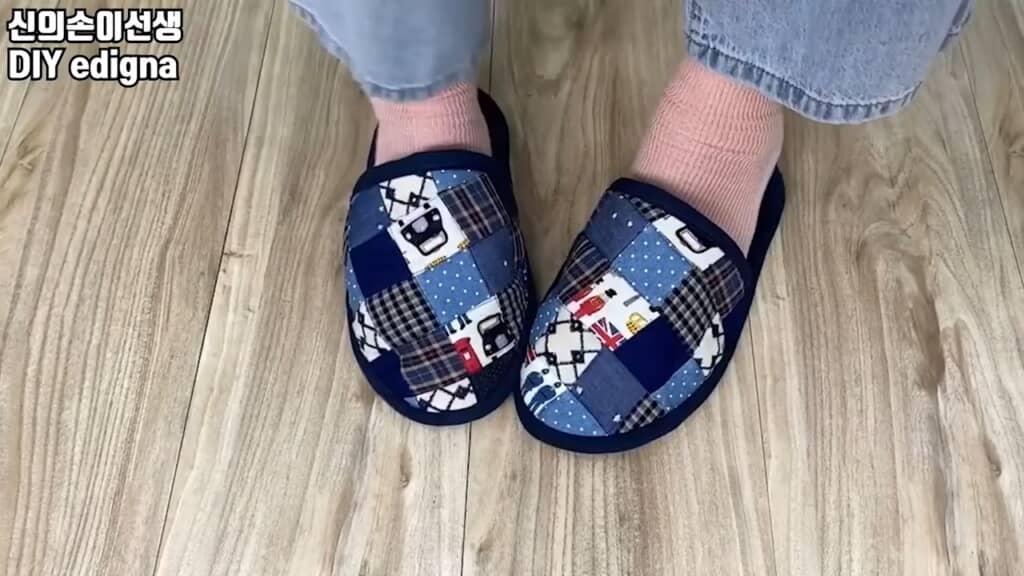 ぴったりなスリッパのできあがり