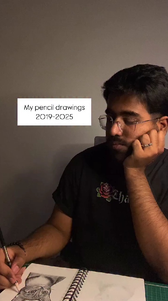 ←2019年に描いた絵　2025年に描いた絵→　努力と才能の6年間が詰まったイラストに称賛の声【海外】