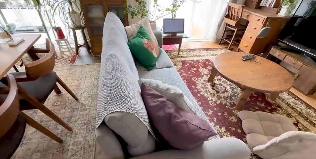 築50年の団地のルームツアー：リビング