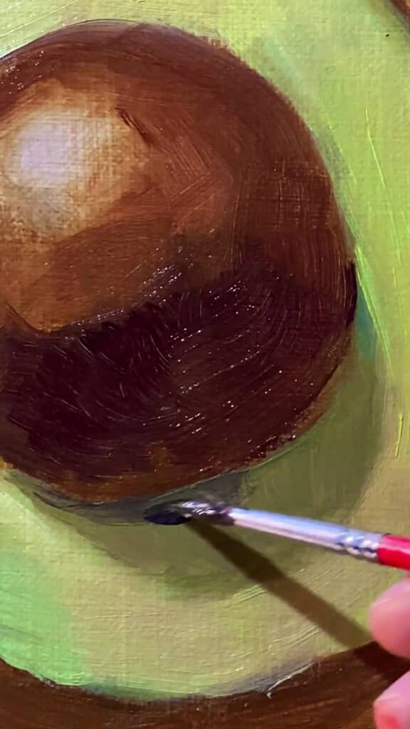 陰影のついた種