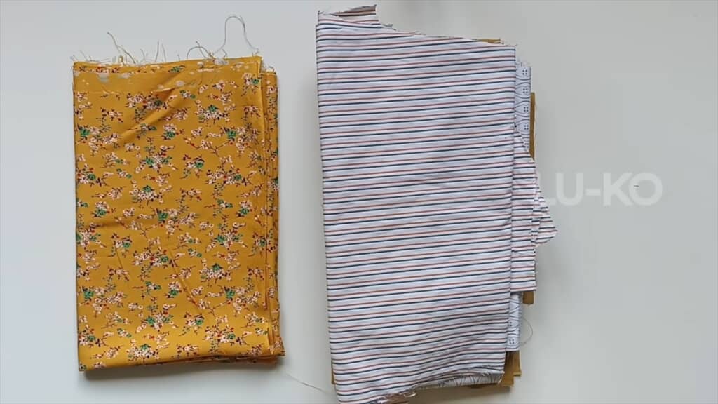 不要なメンズシャツを活用したブランケット作り