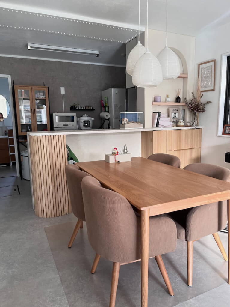 カフェ風のダイニングキッチンに大変身
