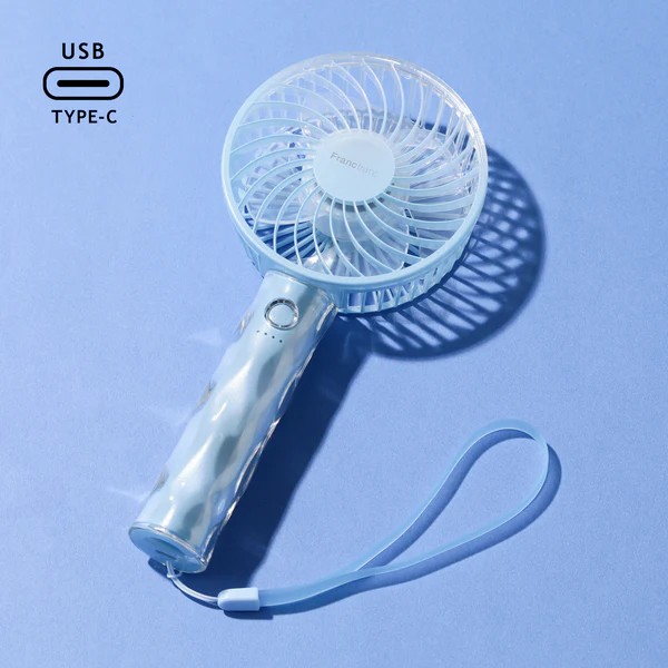 フレ ハンディファン ウェーブブルー