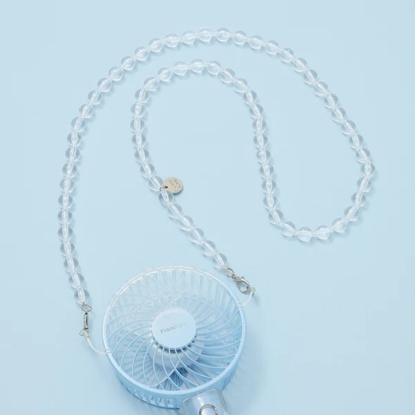 フレ ネックストラップ クリアビーズ