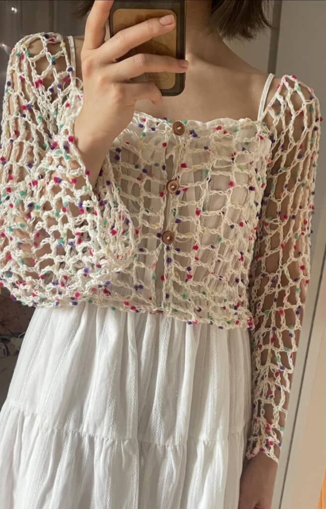 カラフルで涼しげなボレロは夏にピッタリ