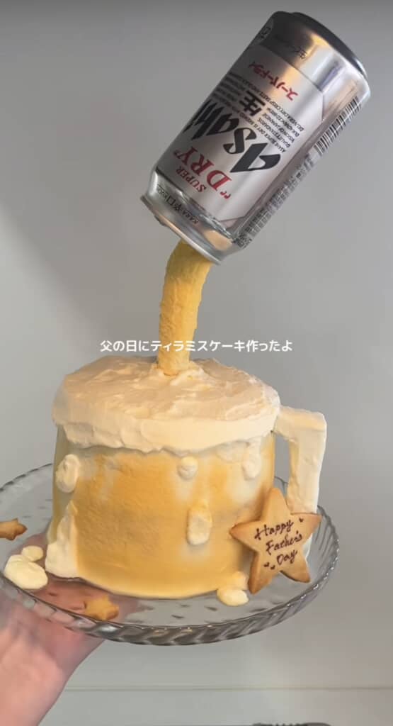 父の日に作ったティラミスケーキとは…？