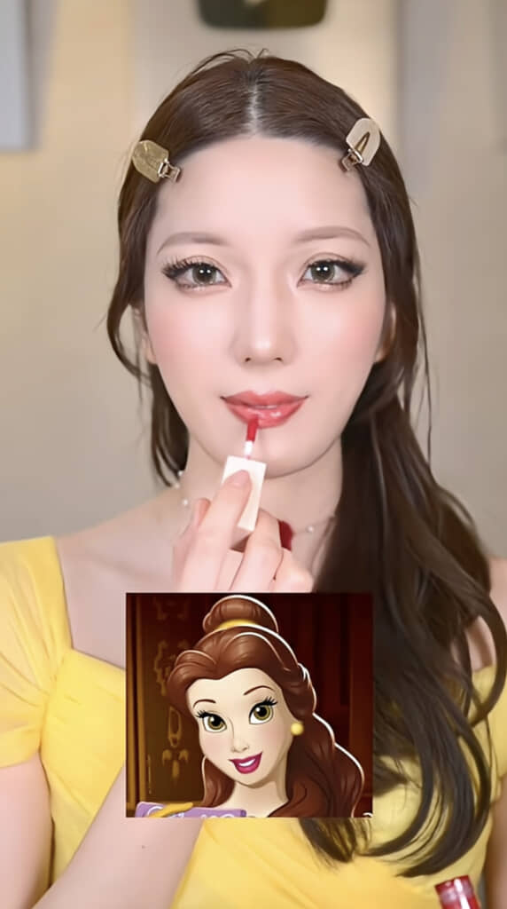 特徴をとらえたメイクが完成！