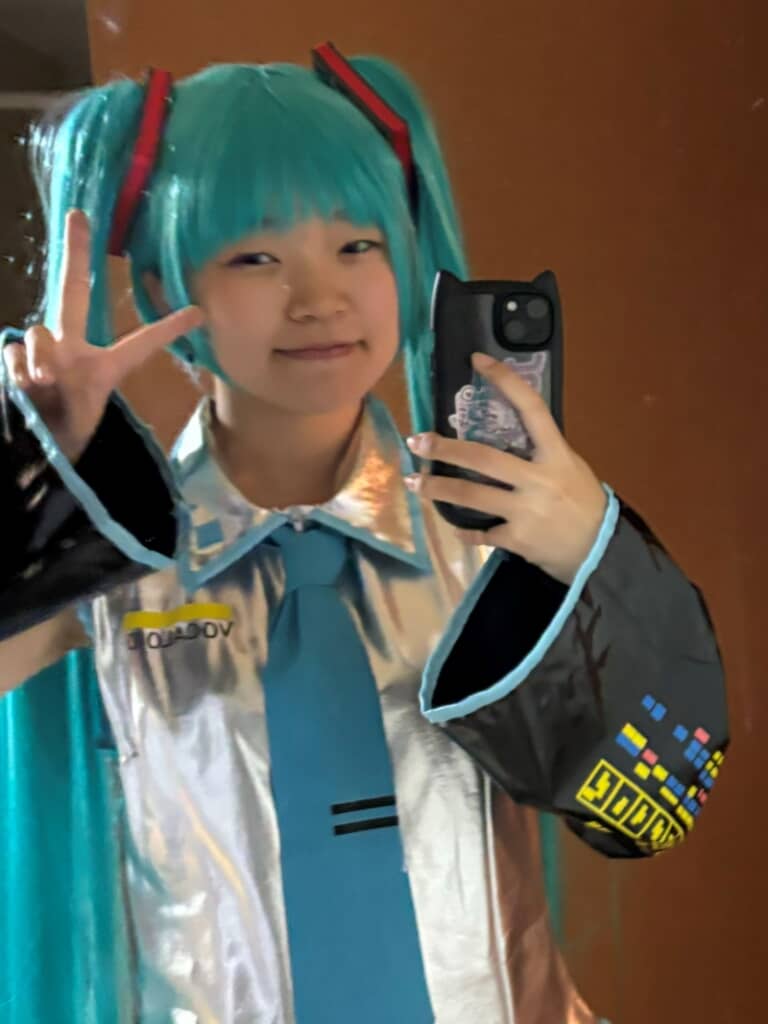 コスプレ慣れしていない高1の頃（ビフォー）